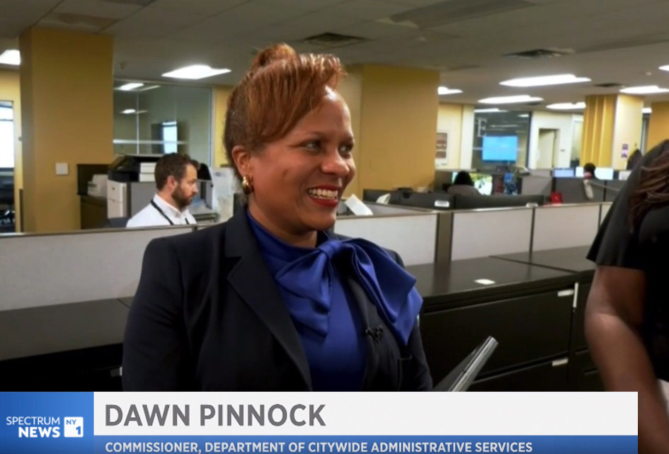 Commissioner Pinnock Reflects on her Tenure at DCAS in NY1 Interview
                                           