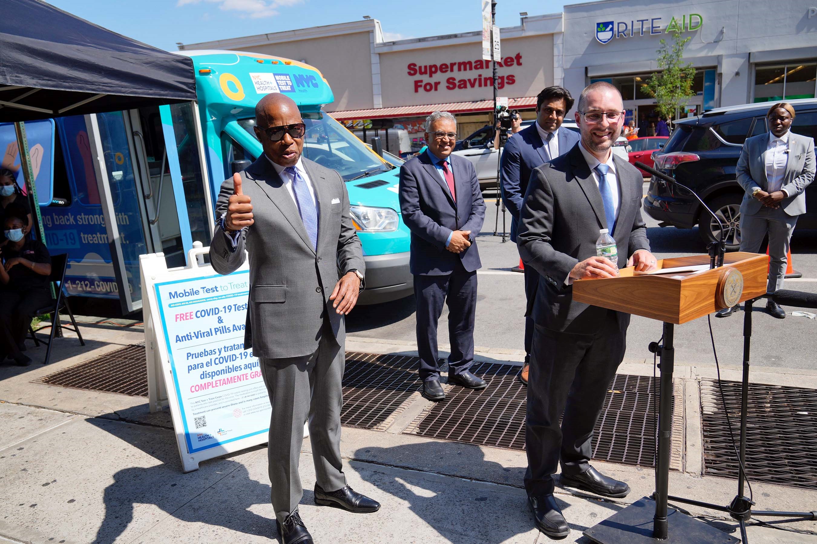 Mayor Adams Launches Nation's First Mobile Test to Treat Program
