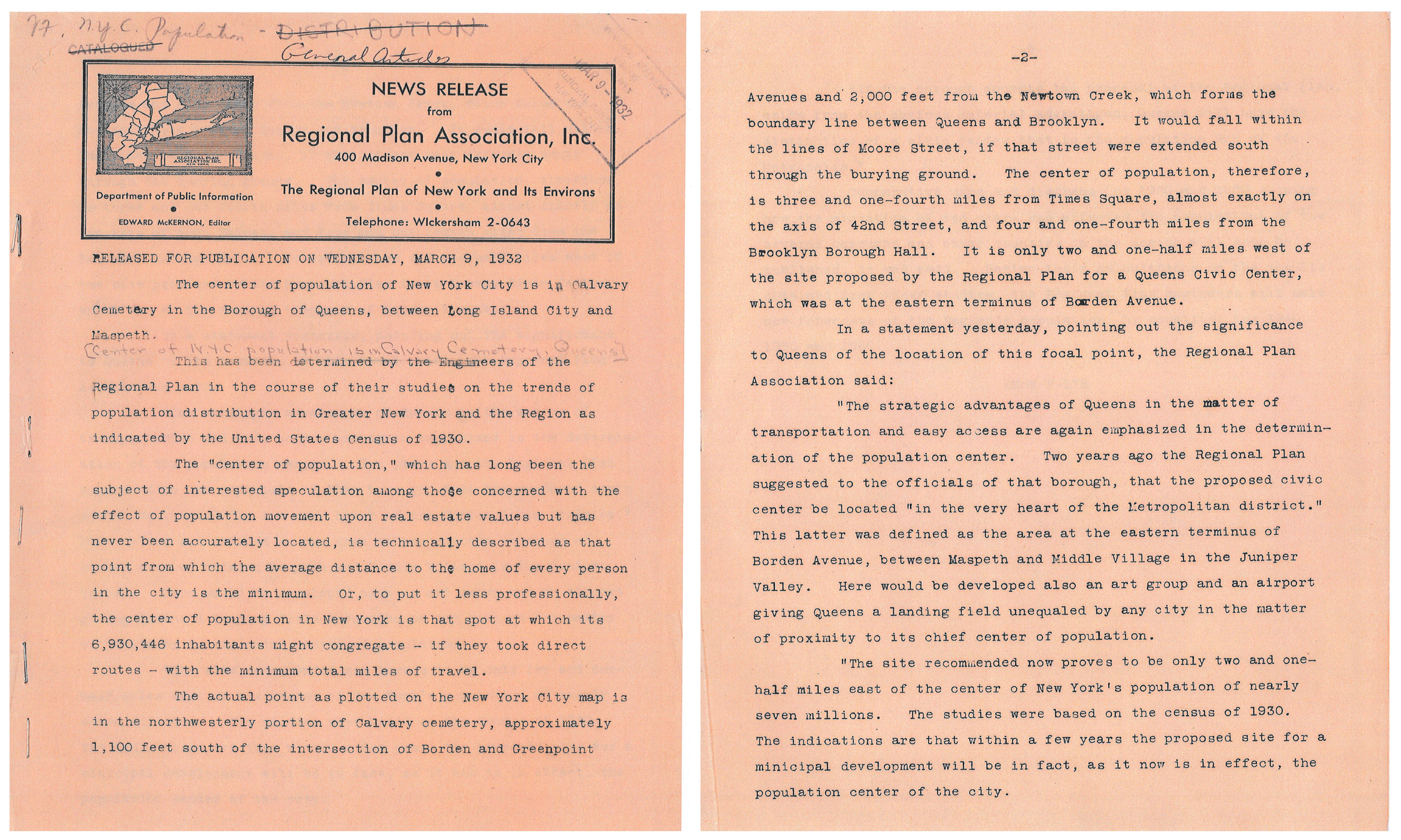 Image of Census 1932 report