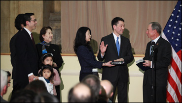 Mayor Bloomberg Swears in Twenty-Five Judges