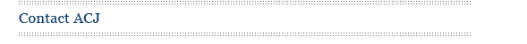 Contact ACJ