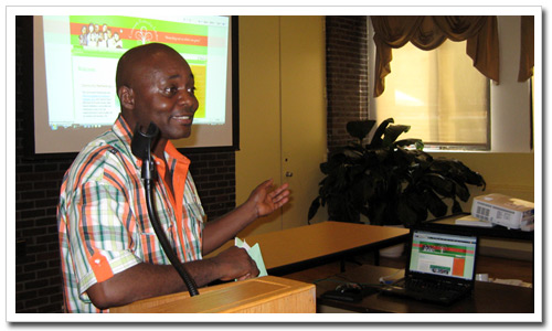 Assistant Commissioner in the ACS Division of Community and Government Affairs, Boniface Eze introduces the Website.