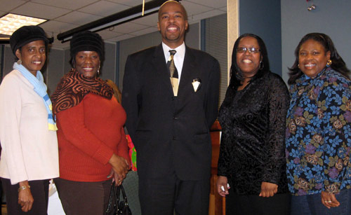 Andrea Perry-Community Advocate/Bedford Stuyvesant FPP, Barbara Davis-Community Advocate/Bushwick/FPP, Harry Sigmone III- Queens Deputy Director of FSU & FPP, Elizabeth Pierce-Community Advocate/Morrisania FPP and Karen Felton-Preservationist/Fordham FPP.