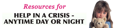 Resources for Help in a Crisis