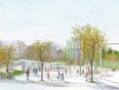 Brooklyn Botanic Garden - Visitor Center View From Washington Ave