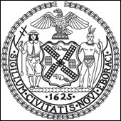Seal of the City of New York.