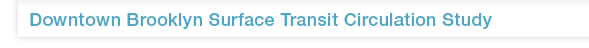 Downtown Brooklyn Surface Transit Circulation Study