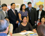 S. Korean Human Rights Leaders Visit Commission Adult Literacy Class, 02-02-12 S. Korean Human Rights Leaders Visit Commission Adult Literacy Class, 02-02-12