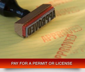 Pay for a Permit or License