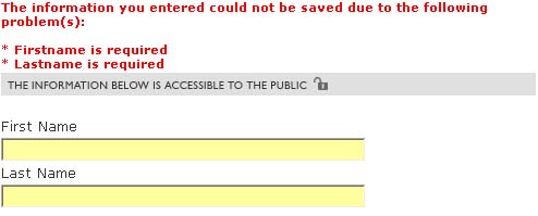 Error Message