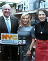(l to r) DCA Commissioner Mintz, J & R Chief Executive Officer Rachelle Friedman, and Alliance for Downtown New York President Elizabeth H. Berger