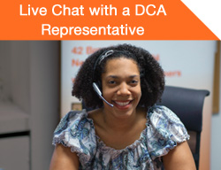 DCA Live Chat Online
