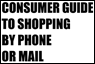 Shopping by Phone or Mail