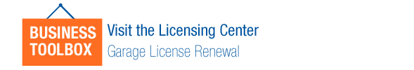 Online License Renewal Service for Garage