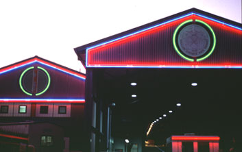 Neon for the 59th Street Marine Transfer Station, 1990 Neon