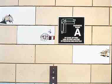 Field Trips, Hand Painted Ceramic Tiles, 2003