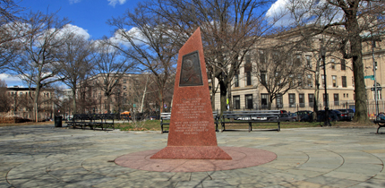 The Ronald McNair Monument, Bronze, granite, 1994