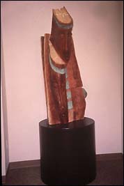 Traveling Books and Secret Pages, Oak Sculptures, 1999