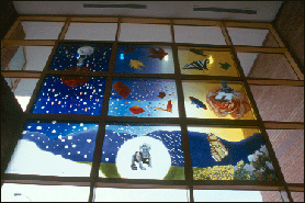 Orbis Venustas, Float-Glass Painting, 2001
