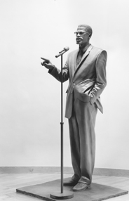El-Hajj Malik Shabazz, Malcolm X, Bronze Sculpture, 1997