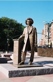 Frederick Douglass, Bronze, granite, 2009