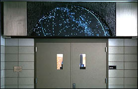 Ad Astra Per Aspera, Fiber Optic Sculpture, 1995