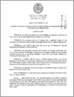 Executive 
      
 
 
 Order 109