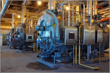 Boiler at the Paerdegat Basin Combined Sewer Overflow Facility
