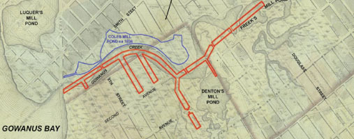 Historical map of early c