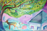 Water conservation-themed artwork