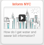 How do I get water and sewer bill information?
