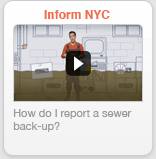 How do I report a sewer back-up?