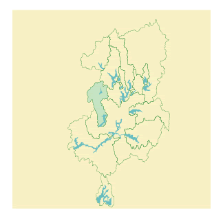 Map of Amawalk Reservoir