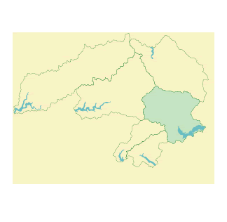 Map of Ashokan Reservoir