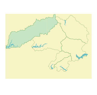 Map of Cannonsville Reservoir