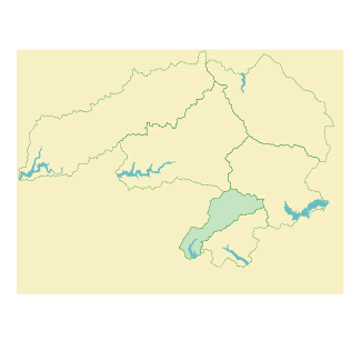 Map of Neversink Reservoir