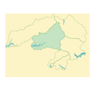 Map of Pepacton Reservoir