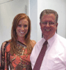 Miss Florida 2009, Rachael Todd, met with DHS Commissioner Robert V. Hess to discuss the agency’s programs and services