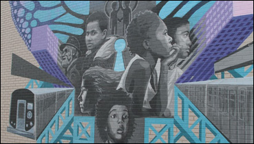 Youth Paint Justice-Themed Public MURAL at Brooklyn House of Detention