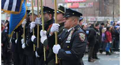 DOC Band Marches in Super Bowl Parade!
