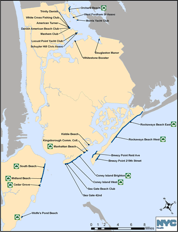 2011 Beach Map