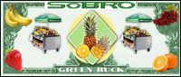 Green Bucks certificate