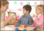 children learning