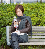 woman speaking on phone