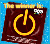 NYC Condom Contest voting is closed.  Come back soon to see the winner!