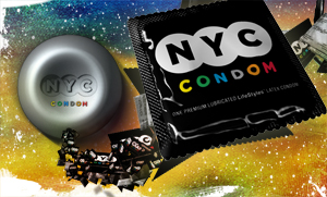 Find the NYC Condom Dispenser at feature locations.