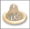 How to Use a Condom: 1. Be sure the rolled up ring is on the outside. 2. Squeeze the tip of the condoms so no air is trapped inside. 3. Holding the tip unroll to the base of the penis.