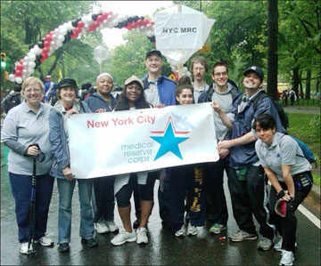 mrc members at an AIDS walk mrc members at an AIDS walk