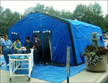 decontamination setup