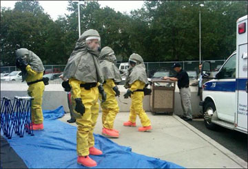 hazmat suits